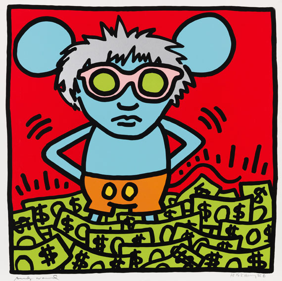 Keith Haring - Andy Mouse (4 Blatt) - Weitere Abbildung