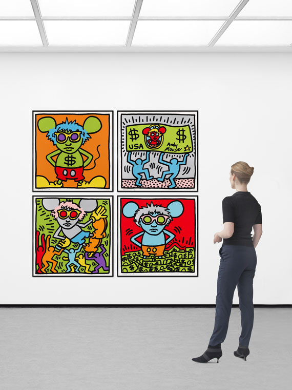 Keith Haring - Andy Mouse (4 Blatt) - Weitere Abbildung