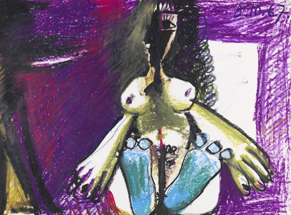Pablo Picasso - Jeune garçon et femme assise - Weitere Abbildung