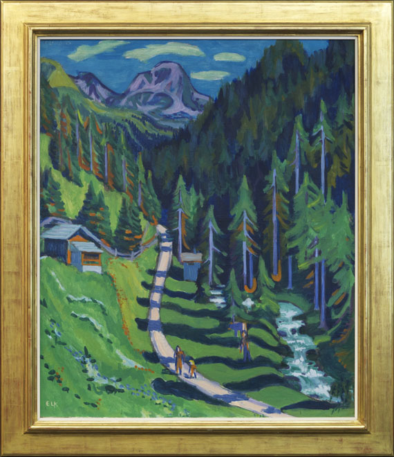 Ernst Ludwig Kirchner - Sertigweg - Rahmenbild