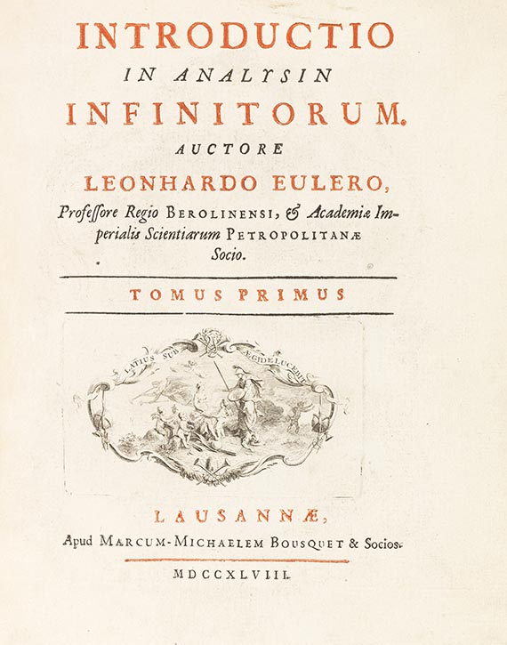 Leonhard Euler - Introductio in analysin infinitorum
