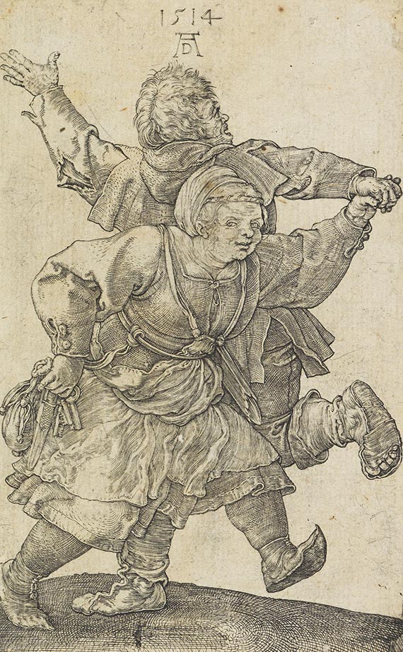 Albrecht Dürer - Tanzendes Bauernpaar