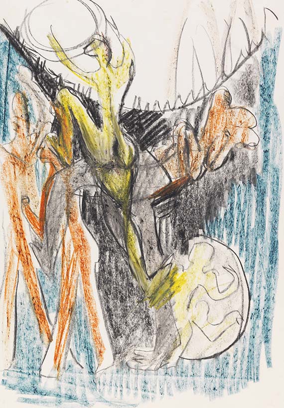 Ernst Ludwig Kirchner - Allegorie - Der Aufstieg (Emporsteigender)