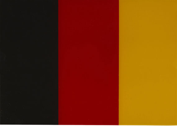 Gerhard Richter - Schwarz, Rot, Gold II