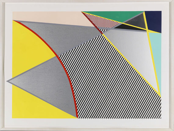 Roy Lichtenstein - Imperfect 67 5/8" x 91 1/2" - Rahmenbild