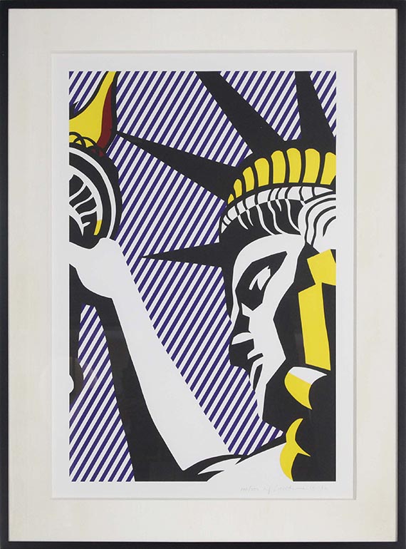 Roy Lichtenstein - I love liberty - Rahmenbild