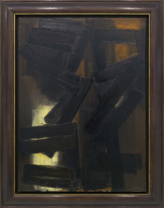 Soulages - Peinture 92 x 65 cm, 3 août 1954
