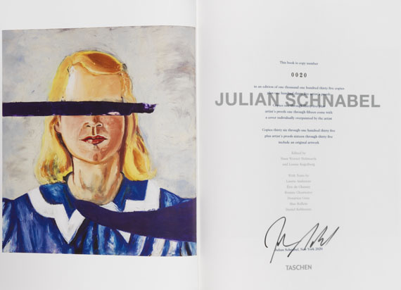 Julian Schnabel - Art Edition 1 - 35: Overpainted Cover - Weitere Abbildung
