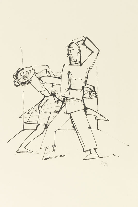 Karl Hofer - Tanz. 12 Steinzeichnungen