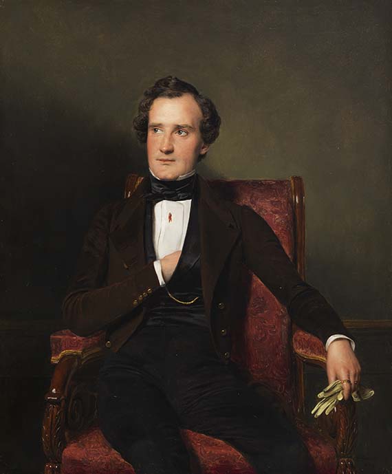 Ferdinand Georg Waldmüller - Carl Wilhelm Lucas (1803-1857), Hofschauspieler am k.u.k. Burgtheater
