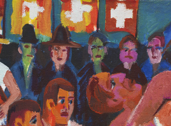 Ernst Ludwig Kirchner - Ringer - Weitere Abbildung