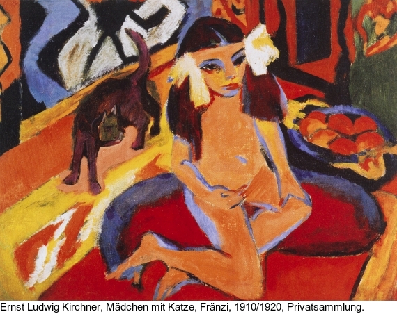 Ernst Ludwig Kirchner - Zwei am Tisch sitzende Mädchen - Weitere Abbildung