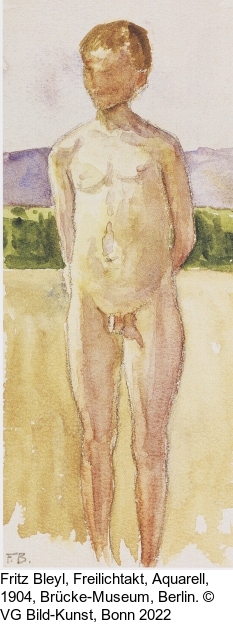 Ernst Ludwig Kirchner - Badender Junge - Weitere Abbildung