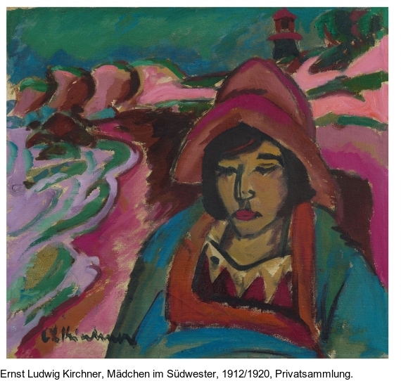 Ernst Ludwig Kirchner - Akt mit rotem Hut - Weitere Abbildung
