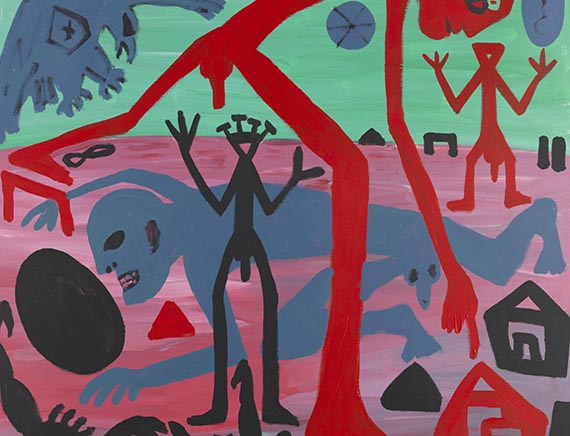 A. R. Penck (d.i. Ralf Winkler) - Roter Planet - Weitere Abbildung