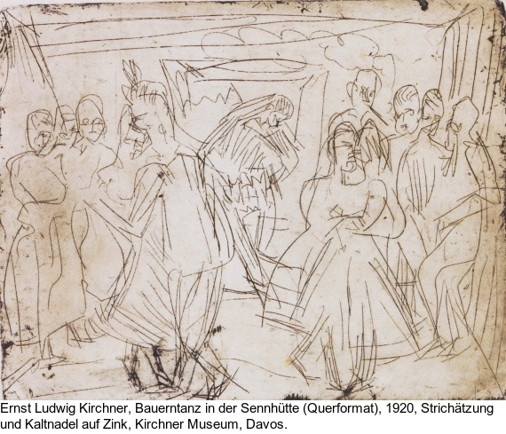 Ernst Ludwig Kirchner - Bauerntanz - Weitere Abbildung