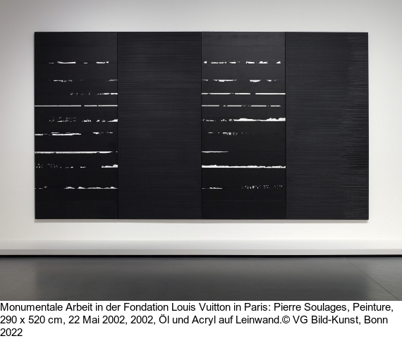 Pierre Soulages - Peinture 45 x 57 cm, 7 janvier 2000 - Weitere Abbildung