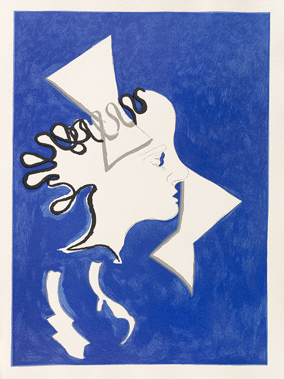 Georges Braque - Guillaume Apollinaire, Si je mourais là-bas - Weitere Abbildung