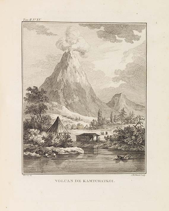 Jean Chappe d`Auteroche - Voyage en Siberie. 3 Textbände + 1 Atlas - Weitere Abbildung