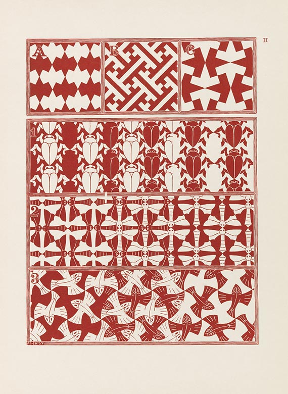 Maurits Cornelis Escher - Regelmatige Vlakverdeling - Weitere Abbildung