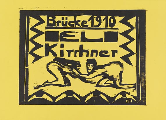  Mappenwerk / Portfolio - 5. Jahresmappe der Künstlergruppe "Brücke", gewidmet Ernst Ludwig Kirchner - Weitere Abbildung