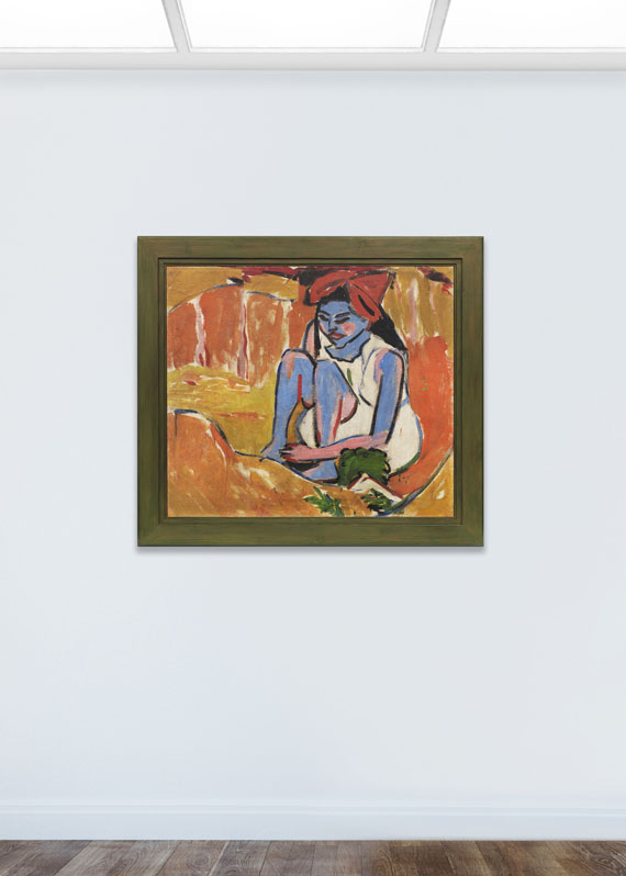 Ernst Ludwig Kirchner - Das blaue Mädchen in der Sonne - Weitere Abbildung
