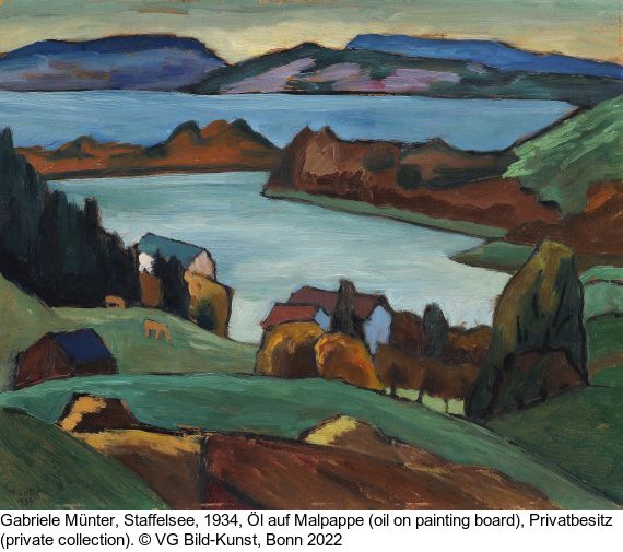 Gabriele Münter - Blick über den Staffelsee - Weitere Abbildung