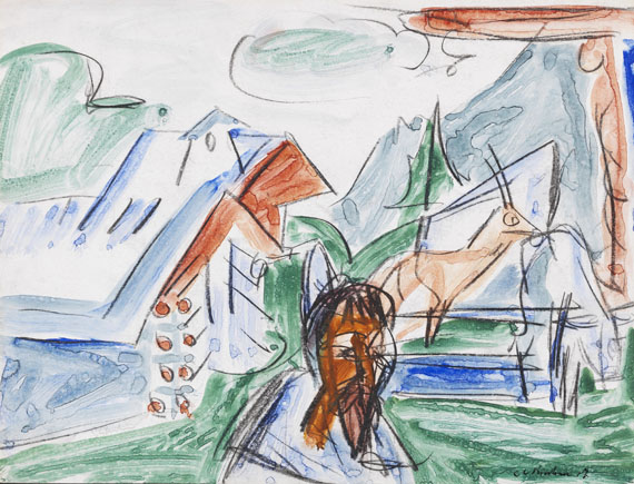 Ernst Ludwig Kirchner - Bauer auf der Alp