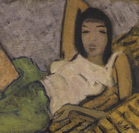 Otto Mueller - Mädchen auf dem Kanapee - Weitere Abbildung