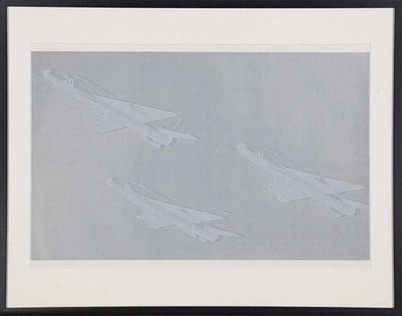 Gerhard Richter - Flugzeug I - Rahmenbild