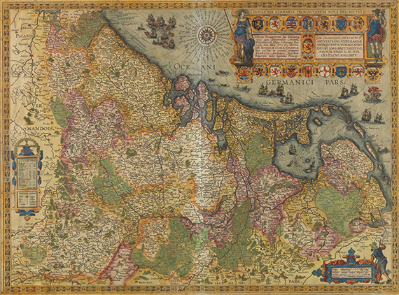 Abraham Ortelius - 1 Karte: Niederlande
