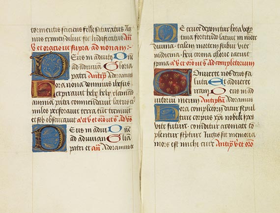 Stundenbuch - Stundenbuch-Manuskript (Fragment), Frankreich