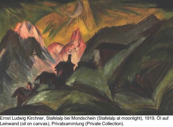 Ernst Ludwig Kirchner - Alphütten und Tinzenhorn - Weitere Abbildung