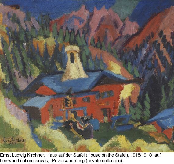 Ernst Ludwig Kirchner - Alphütten und Tinzenhorn - Weitere Abbildung