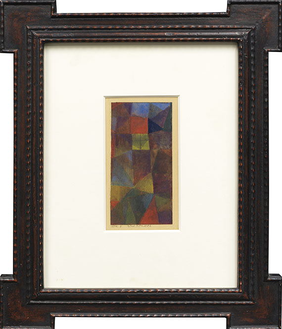 Paul Klee - Das Fenster - Rahmenbild