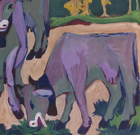 Ernst Ludwig Kirchner - Kühe im Herbst - Weitere Abbildung