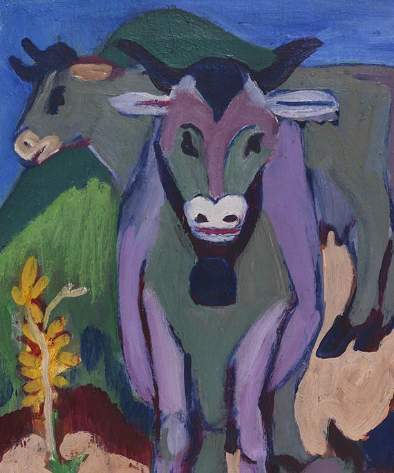 Ernst Ludwig Kirchner - Kühe im Herbst - Weitere Abbildung