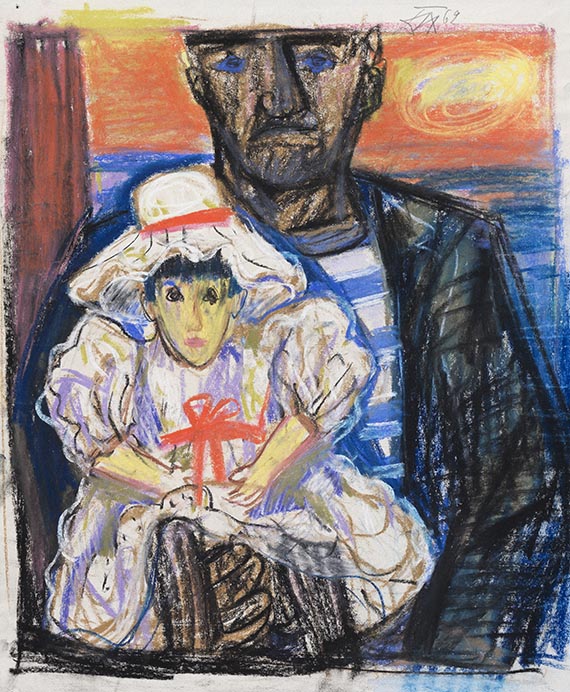 Otto Dix - Fischer und das Kind