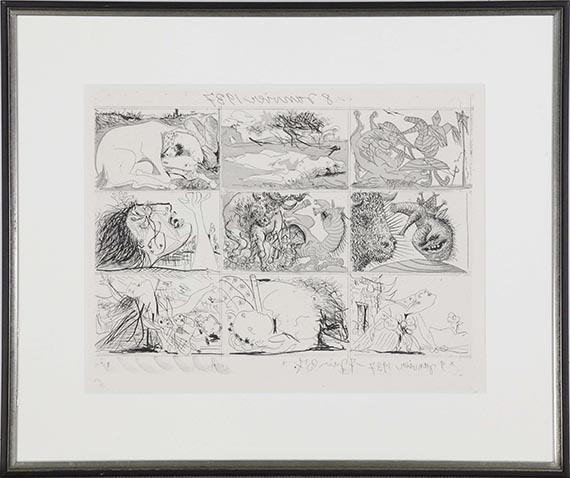 Pablo Picasso - Sueno y mentira de Franco - Planches I et II