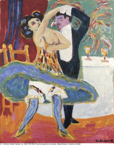 Ernst Ludwig Kirchner - Kabarett-Tänzerin