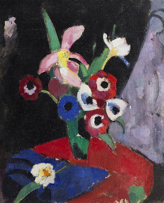 Blumenstilleben auf..., 1913