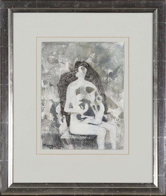 Henry Moore - Seated Mother and Child - Rahmenbild