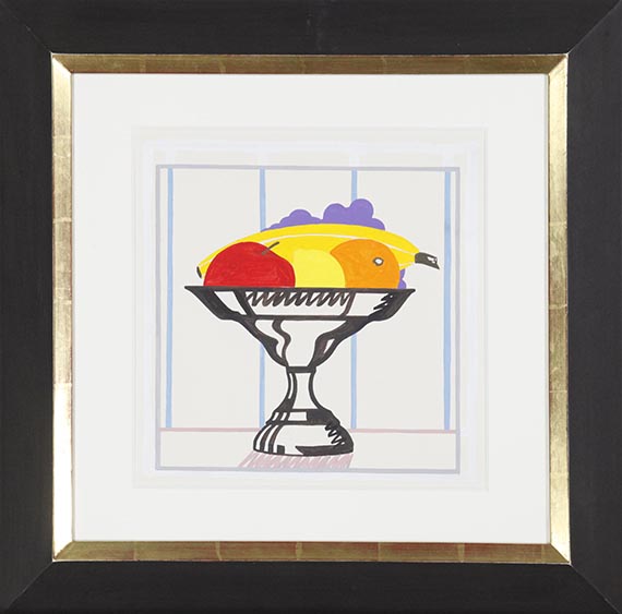 Tom Wesselmann - Study for Metal Compote and Fruit - Rahmenbild