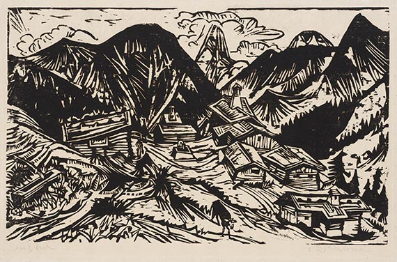 Ernst Ludwig Kirchner - Stafelalp mit Tinzenhorn