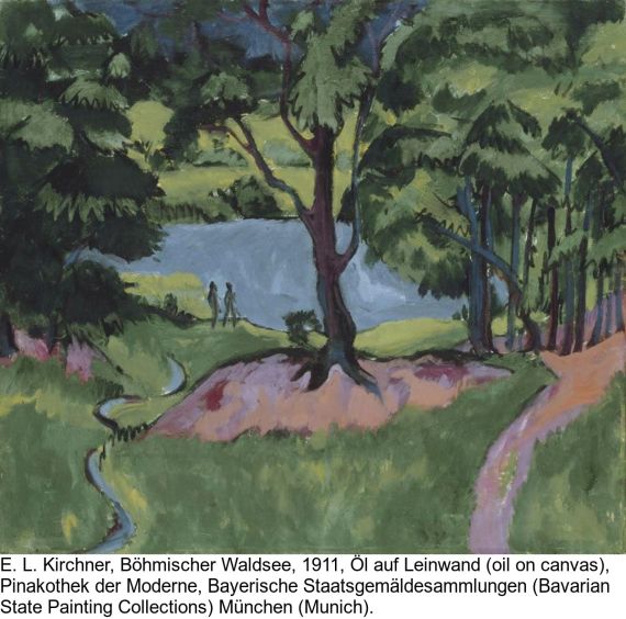 Ernst Ludwig Kirchner - Unter Bäumen am See