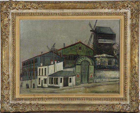 Maurice Utrillo - Le Moulin de la Galette - Rahmenbild