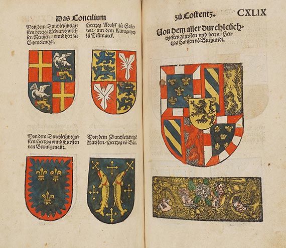 Urich von Richenthal - Das Concilium so zu Constantz. 1536. - Angeb.: S. Franck, Germaniae chronicon. 1538 - Weitere Abbildung
