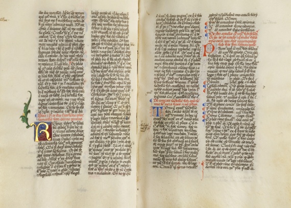 Antonius de Vercellis - Sermones quadragesimales. Lateinische Handschrift - Weitere Abbildung