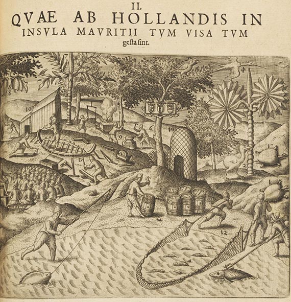 Johannes Theodor de Bry - Kleine Reisen - Small voyages. Tle. I-XII und Anhang in 5 Bänden
