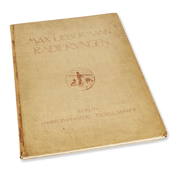 Max Liebermann - Mappe mit 13 Radierungen